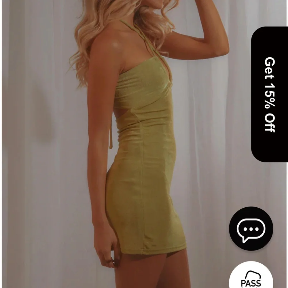 Peppermayo Lime Green Mini Dress // Never Been Worn! - Picture 5 of 7